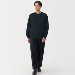 Online Men's Jersey Slub Crewneck Pullover Sweatshirt Hoodies & Sweatshirts
