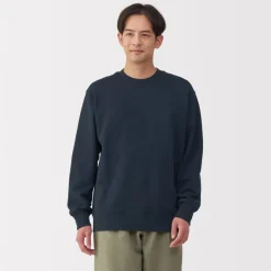 Online Men's Jersey Slub Crewneck Pullover Sweatshirt Hoodies & Sweatshirts
