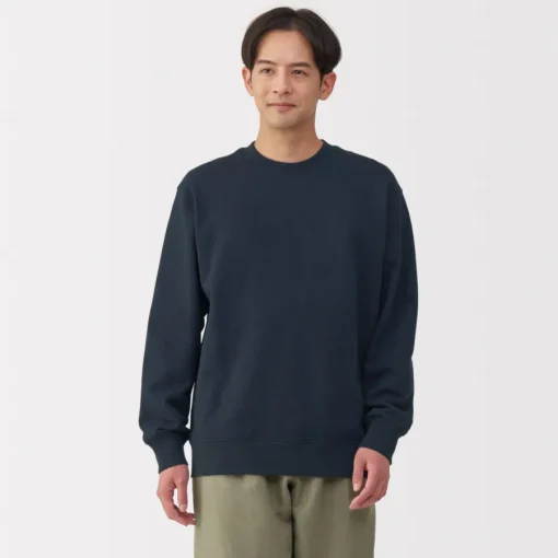Online Men's Jersey Slub Crewneck Pullover Sweatshirt Hoodies & Sweatshirts