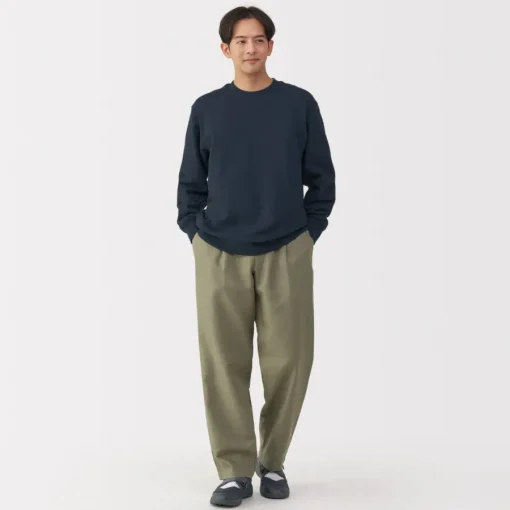 Online Men's Jersey Slub Crewneck Pullover Sweatshirt Hoodies & Sweatshirts