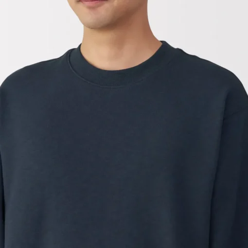 Online Men's Jersey Slub Crewneck Pullover Sweatshirt Hoodies & Sweatshirts