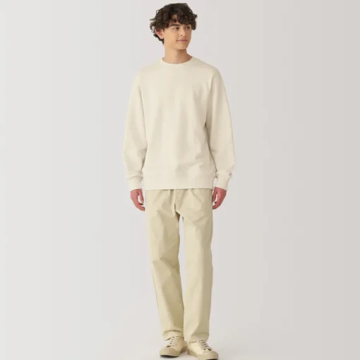 Online Men's Jersey Slub Crewneck Pullover Sweatshirt Hoodies & Sweatshirts