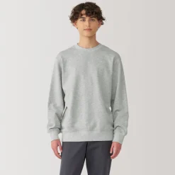 Online Men's Jersey Slub Crewneck Pullover Sweatshirt Hoodies & Sweatshirts