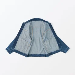 Hot Men's Kapok Blend Denim Jacket Smart Casual Jackets