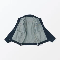 Hot Men's Kapok Blend Denim Jacket Smart Casual Jackets