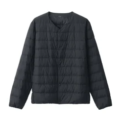 Outlet Men's Lightweight Down Collarless Jacket Lightweight Down Jackets & Vests