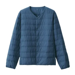 Outlet Men's Lightweight Down Collarless Jacket Lightweight Down Jackets & Vests