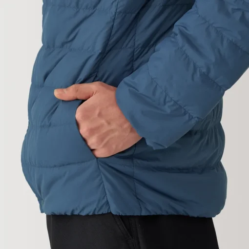 Outlet Men's Lightweight Down Collarless Jacket Lightweight Down Jackets & Vests