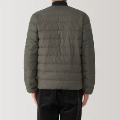Outlet Men's Lightweight Down Collarless Jacket Lightweight Down Jackets & Vests