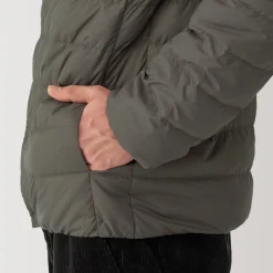Outlet Men's Lightweight Down Collarless Jacket Lightweight Down Jackets & Vests
