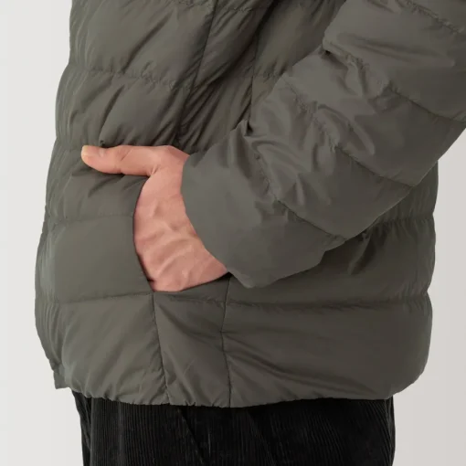 Outlet Men's Lightweight Down Collarless Jacket Lightweight Down Jackets & Vests