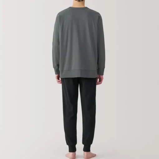 Sale Men's Loose-Twist Sweatshirt Loungewear Set Pajamas & Loungewear|Loungewear