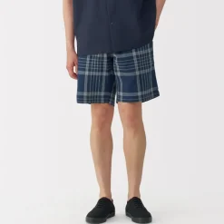 Clearance Men's Madras Check Easy Shorts Shorts