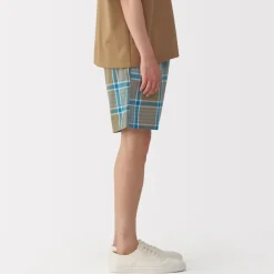 Clearance Men's Madras Check Easy Shorts Shorts
