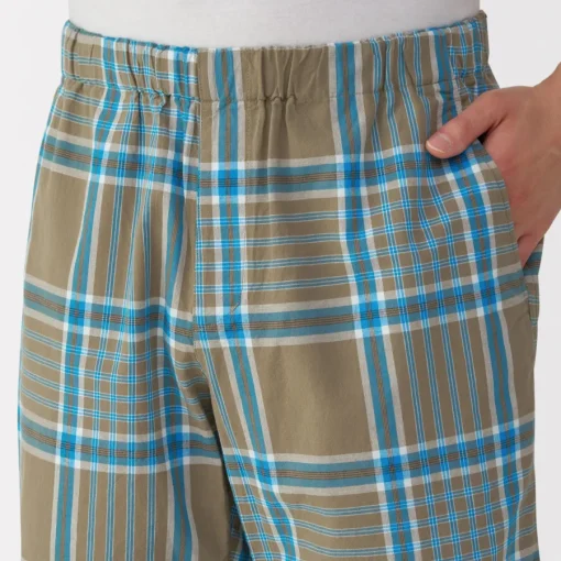 Clearance Men's Madras Check Easy Shorts Shorts