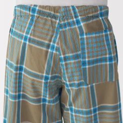 Clearance Men's Madras Check Easy Shorts Shorts