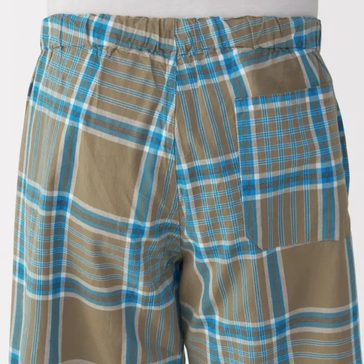 Clearance Men's Madras Check Easy Shorts Shorts
