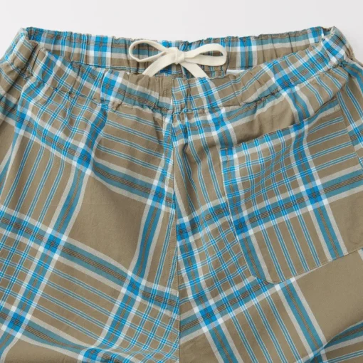 Clearance Men's Madras Check Easy Shorts Shorts