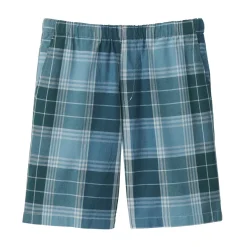 Clearance Men's Madras Check Easy Shorts Shorts