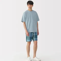 Clearance Men's Madras Check Easy Shorts Shorts