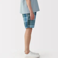 Clearance Men's Madras Check Easy Shorts Shorts