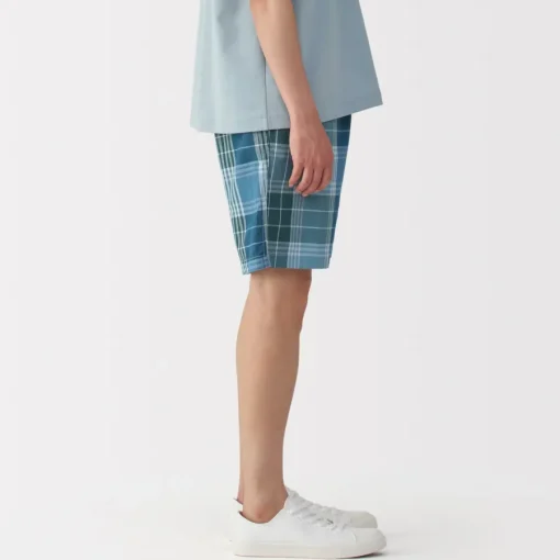 Clearance Men's Madras Check Easy Shorts Shorts
