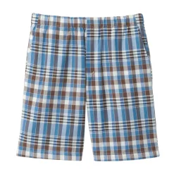 Clearance Men's Madras Check Easy Shorts Shorts