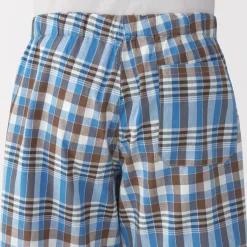Clearance Men's Madras Check Easy Shorts Shorts