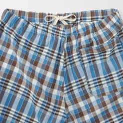 Clearance Men's Madras Check Easy Shorts Shorts