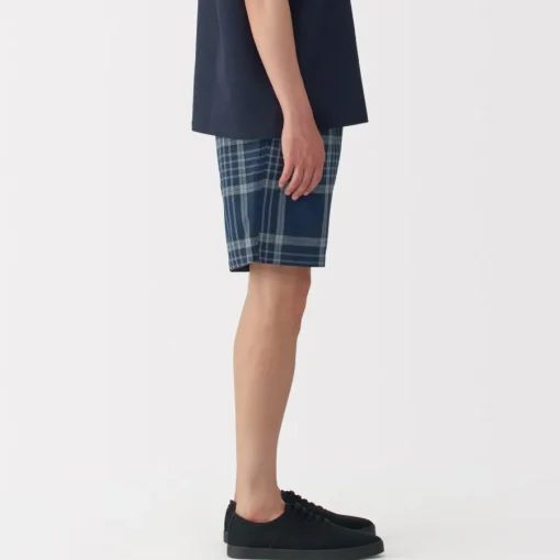 Clearance Men's Madras Check Easy Shorts Shorts