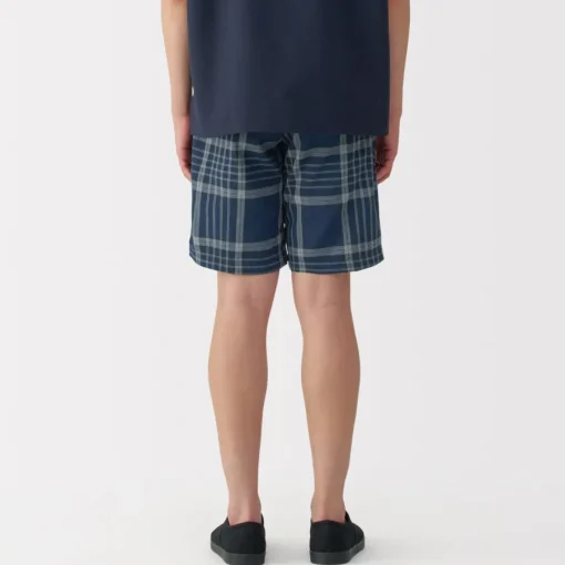 Clearance Men's Madras Check Easy Shorts Shorts