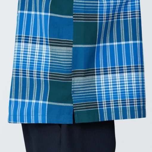 Sale Men's Madras Check Open Collar Short Sleeve Shirt Shirts & Polos