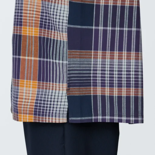 Sale Men's Madras Check Open Collar Short Sleeve Shirt Shirts & Polos
