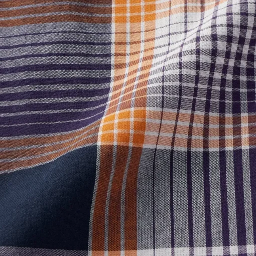 Sale Men's Madras Check Open Collar Short Sleeve Shirt Shirts & Polos