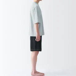 Fashion Men's Moisture-Wicking Cotton Short Sleeve Loungewear Set Pajamas & Loungewear|Loungewear