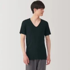 Hot Men's Moisture-Wicking Cotton V-Neck Short Sleeve T-Shirt Underwear & Undershirts|Moisture Wicking Innerwear
