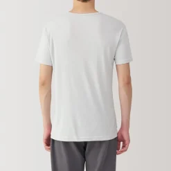 Hot Men's Moisture-Wicking Cotton V-Neck Short Sleeve T-Shirt Underwear & Undershirts|Moisture Wicking Innerwear