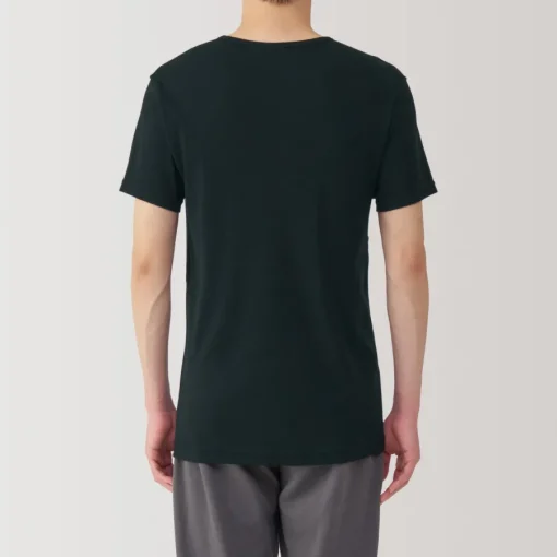 Hot Men's Moisture-Wicking Cotton V-Neck Short Sleeve T-Shirt Underwear & Undershirts|Moisture Wicking Innerwear