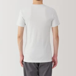 Online Men's Moisture-Wicking Cotton Crew Neck Short Sleeve T-Shirt Underwear & Undershirts|Moisture Wicking Innerwear