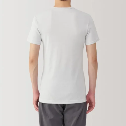Online Men's Moisture-Wicking Cotton Crew Neck Short Sleeve T-Shirt Underwear & Undershirts|Moisture Wicking Innerwear
