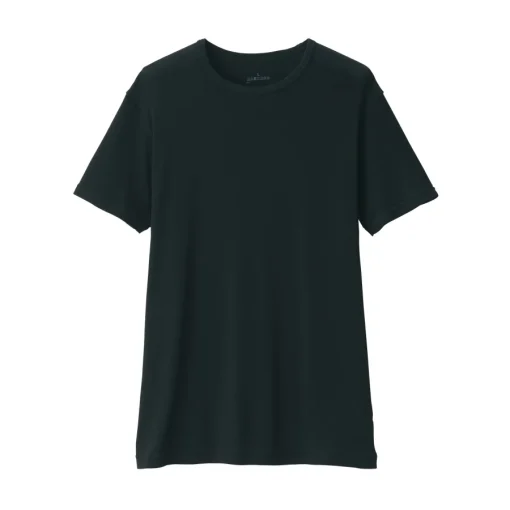 Online Men's Moisture-Wicking Cotton Crew Neck Short Sleeve T-Shirt Underwear & Undershirts|Moisture Wicking Innerwear