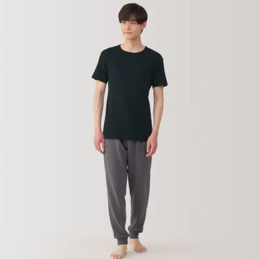 Online Men's Moisture-Wicking Cotton Crew Neck Short Sleeve T-Shirt Underwear & Undershirts|Moisture Wicking Innerwear