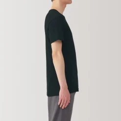Online Men's Moisture-Wicking Cotton Crew Neck Short Sleeve T-Shirt Underwear & Undershirts|Moisture Wicking Innerwear