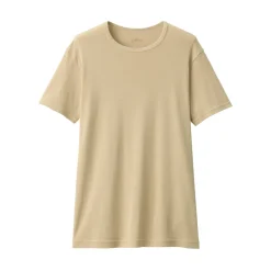 Online Men's Moisture-Wicking Cotton Crew Neck Short Sleeve T-Shirt Underwear & Undershirts|Moisture Wicking Innerwear