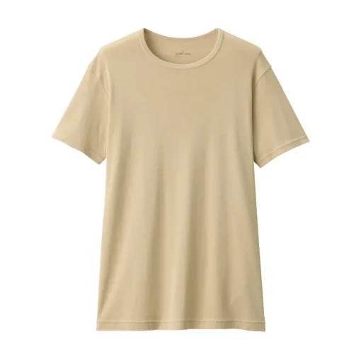 Online Men's Moisture-Wicking Cotton Crew Neck Short Sleeve T-Shirt Underwear & Undershirts|Moisture Wicking Innerwear