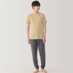 Online Men's Moisture-Wicking Cotton Crew Neck Short Sleeve T-Shirt Underwear & Undershirts|Moisture Wicking Innerwear