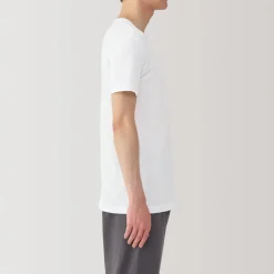 Online Men's Moisture-Wicking Cotton Crew Neck Short Sleeve T-Shirt Underwear & Undershirts|Moisture Wicking Innerwear