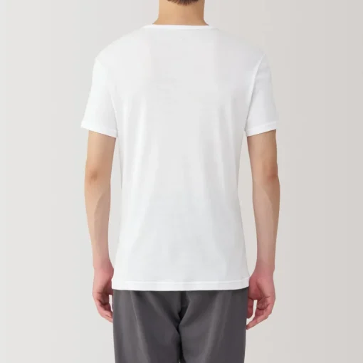 Online Men's Moisture-Wicking Cotton Crew Neck Short Sleeve T-Shirt Underwear & Undershirts|Moisture Wicking Innerwear