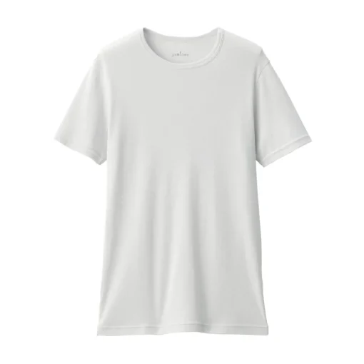 Online Men's Moisture-Wicking Cotton Crew Neck Short Sleeve T-Shirt Underwear & Undershirts|Moisture Wicking Innerwear