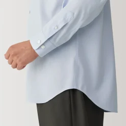 Fashion Men's Non-Iron Semi Wide Collar Shirt Shirts & Polos